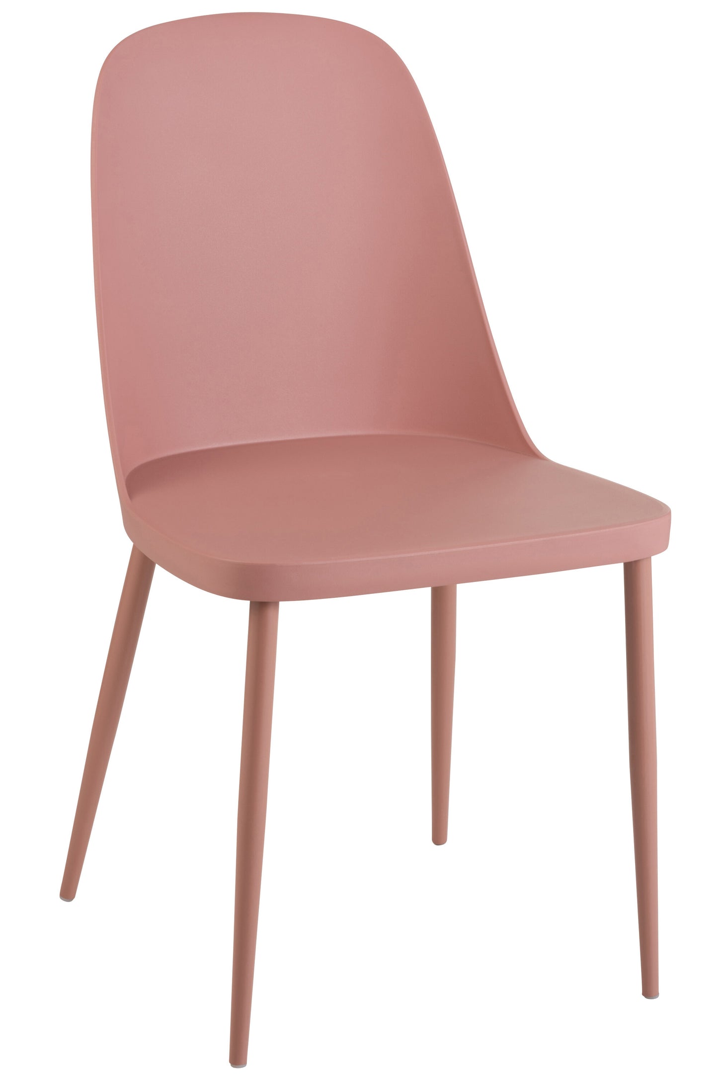 CHAIR LEO POLYPROPYLENE NUDE PINK