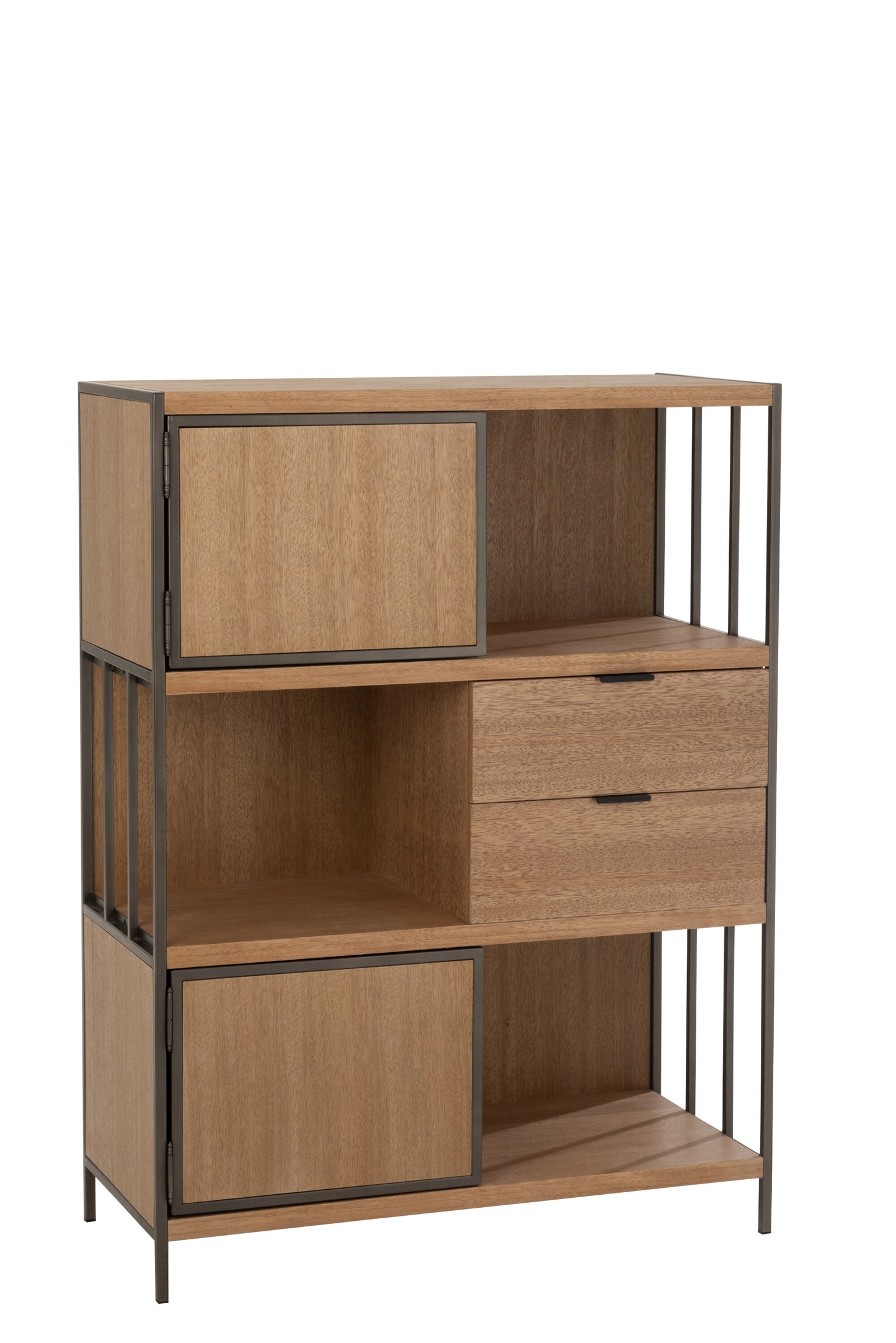 CLOSET DIFFERENT COMPARTMENTS WOOD/METAL NATURAL