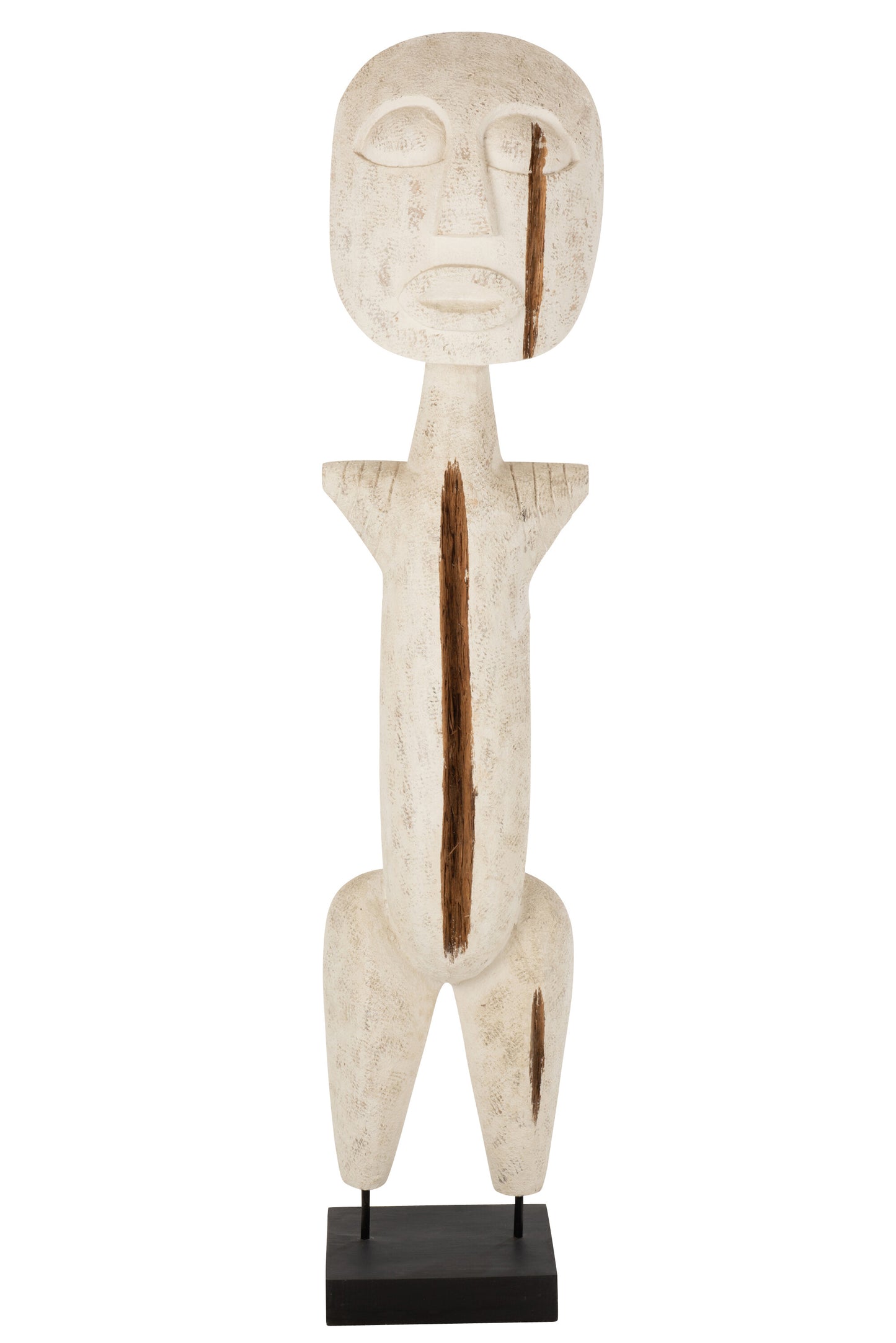 FIGURE PRIMITIVE ALABASIA WOOD WHITE EXTRA LARGE