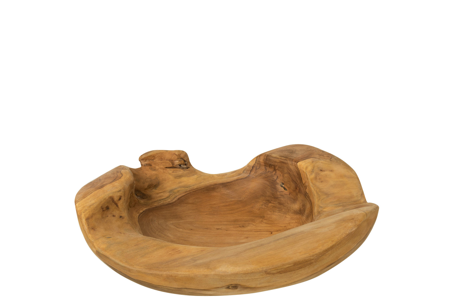 DISH IGOR IRREGULAR TEAK WOOD NATURAL MEDIUM