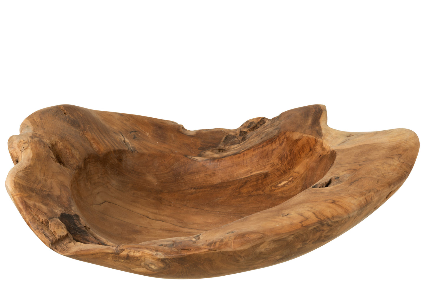 DISH IGOR IRREGULAR TEAK WOOD NATURAL EXTRA LARGE