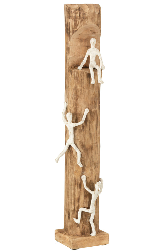 FIGURE 3CLIMBERS WOOD/ALUMINIUM NATURAL/WHITE