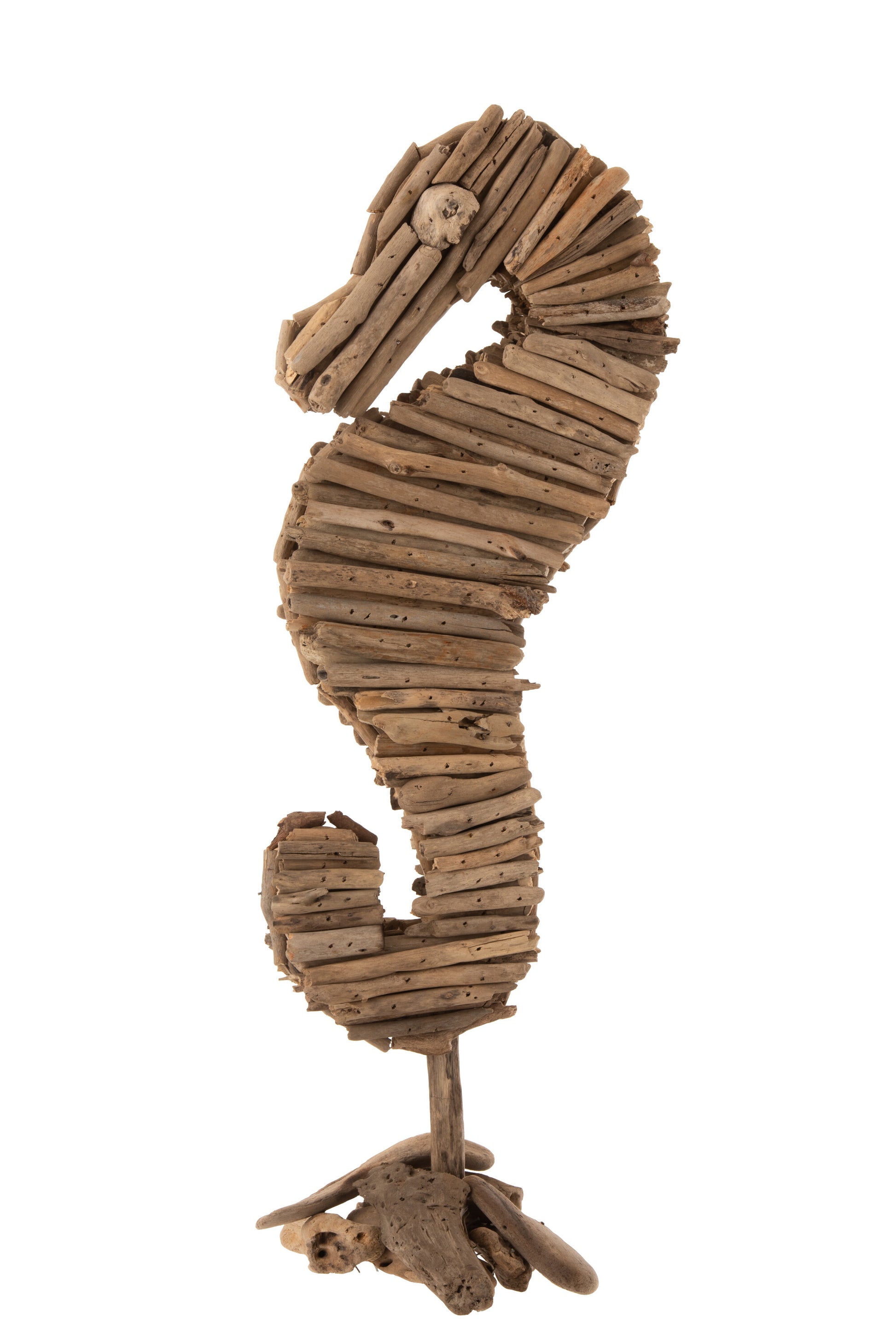 SEAHORSE ON FOOT DRIFTWOOD NATURAL