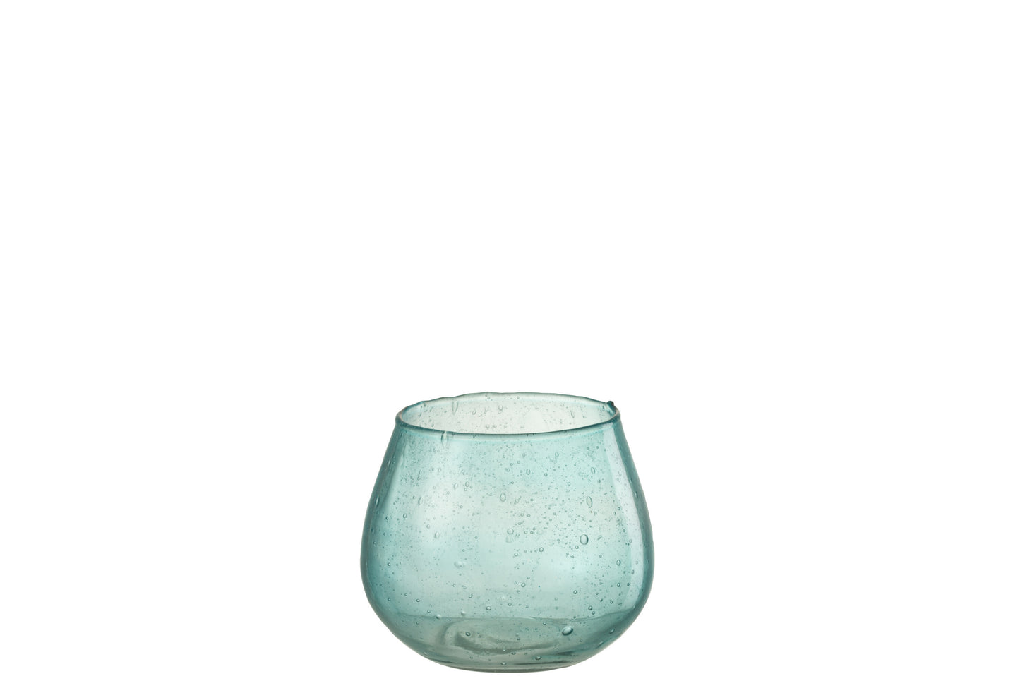 HURRICANE BUBBLES GLASS AQUA