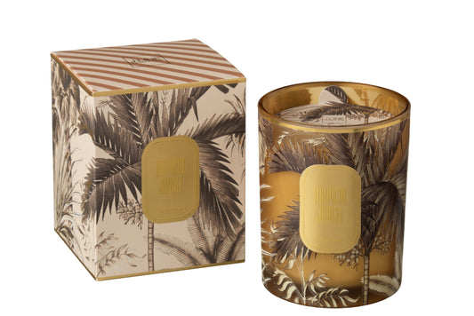 SCENTED CANDLE TROPICAL JUNGLE OCHRE LARGE 70U