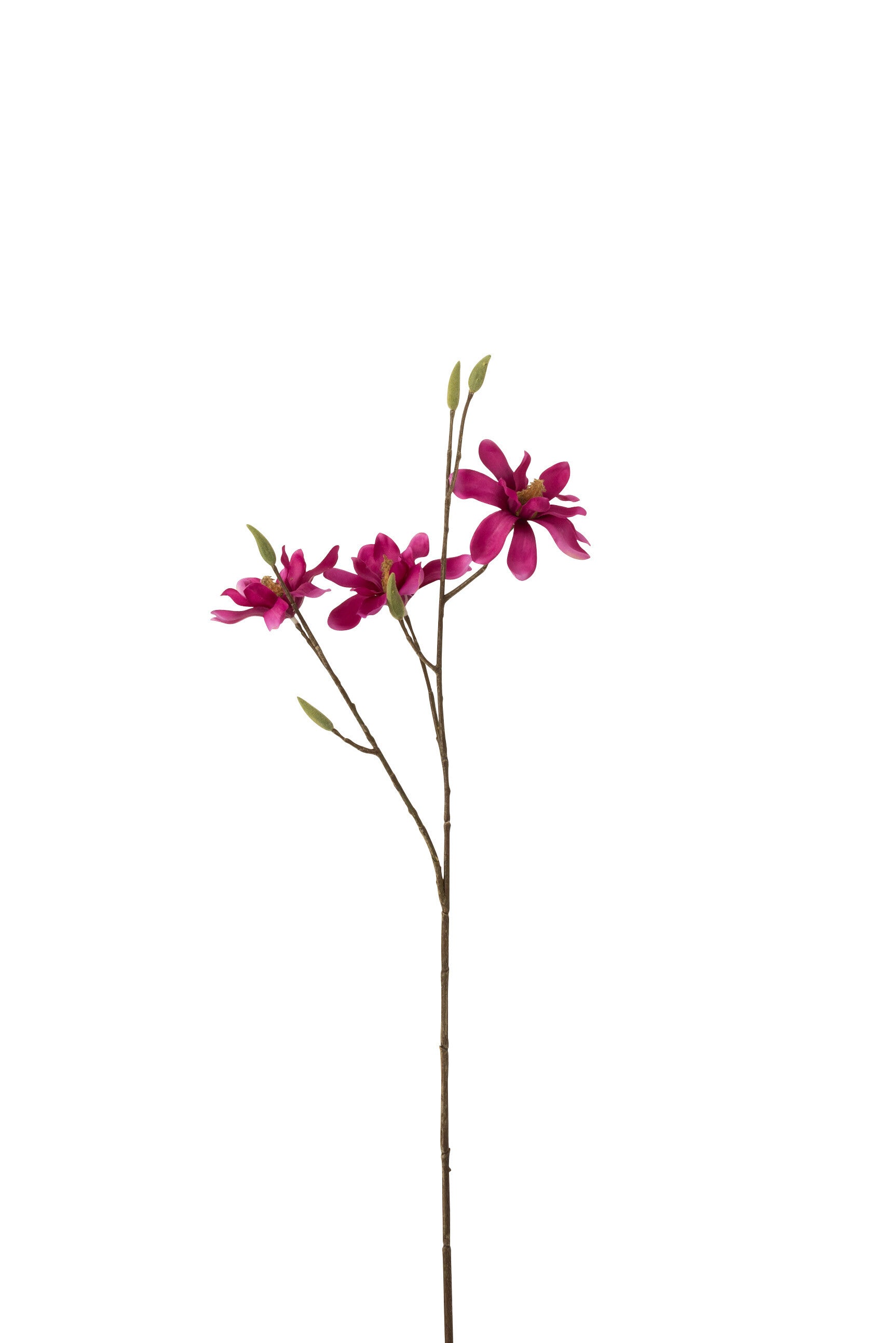 MAGNOLIA BRANCH PLASTIC DARK FUCHSIA