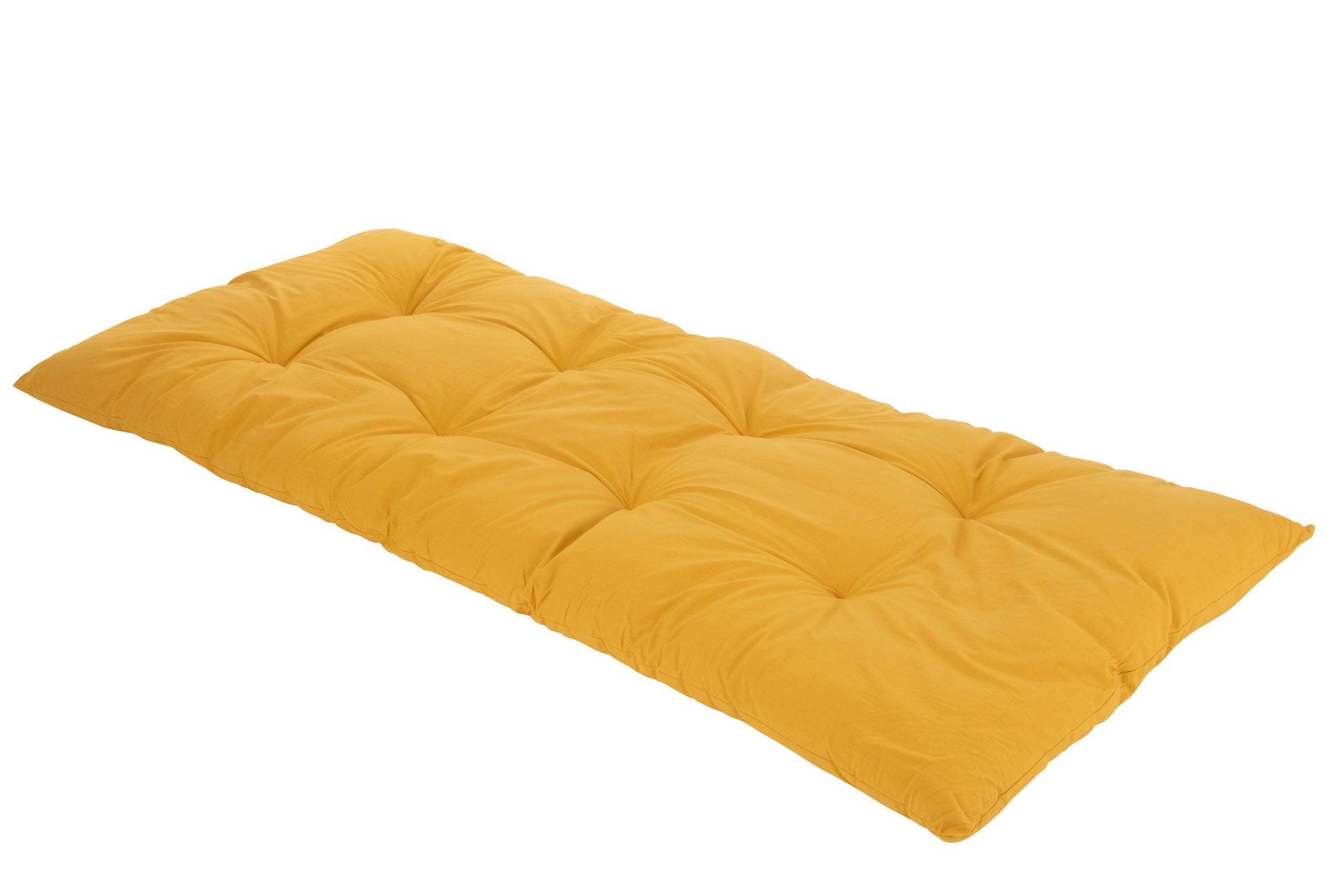 MATTRESS SUN BED BUTTON COTTON OCHRE