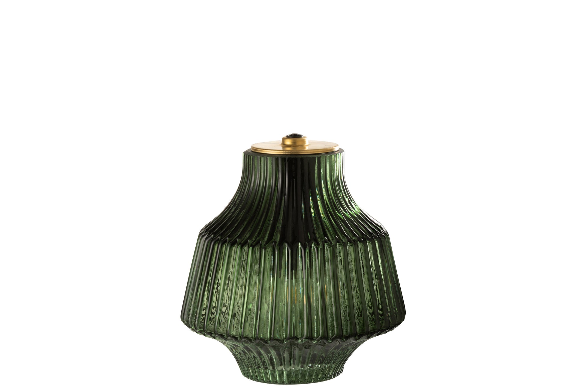 LED LAMP ALICE RIDGES GLASS GREEN