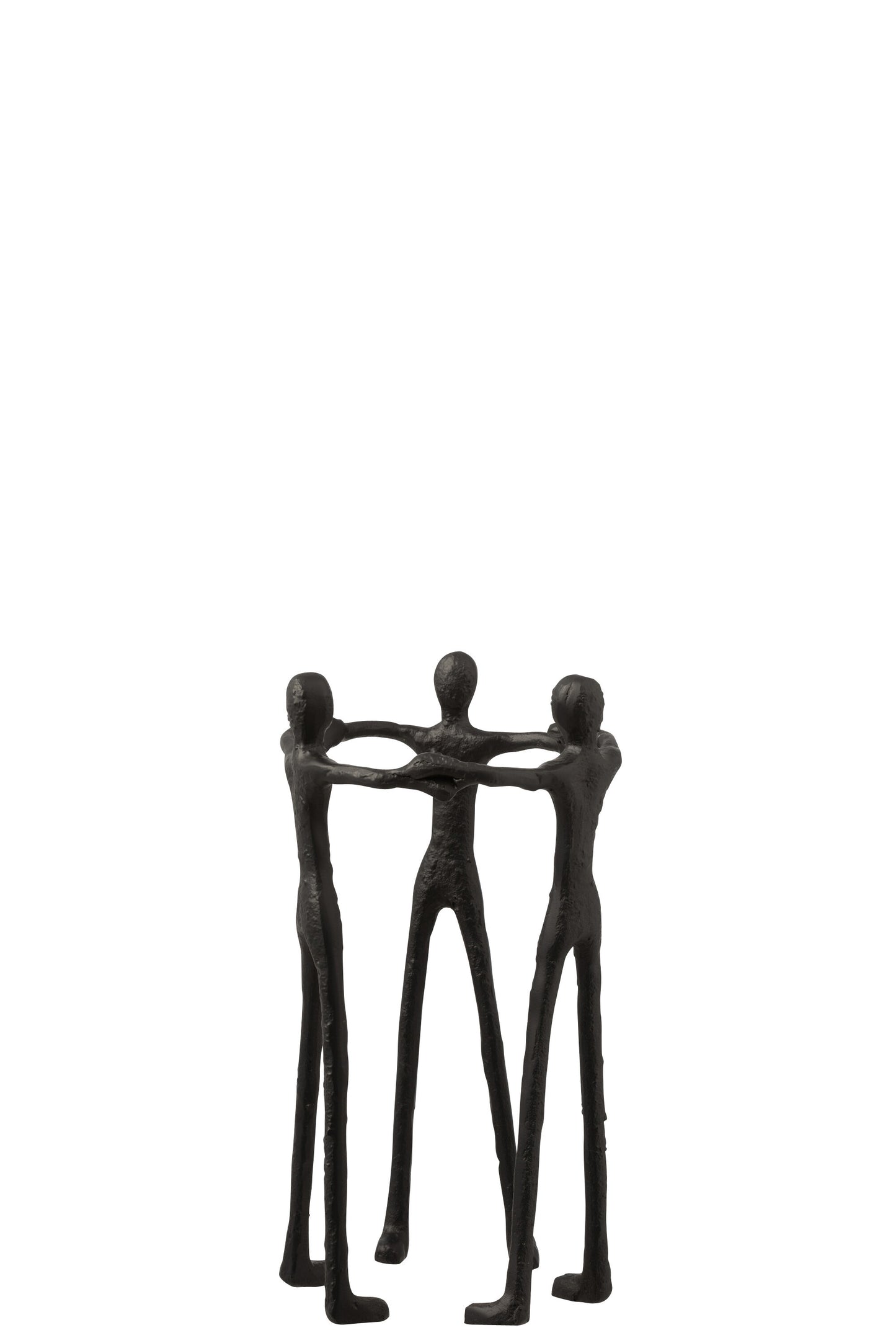 FIGURE PERSON CIRCLE ALUMINIUM BLACK