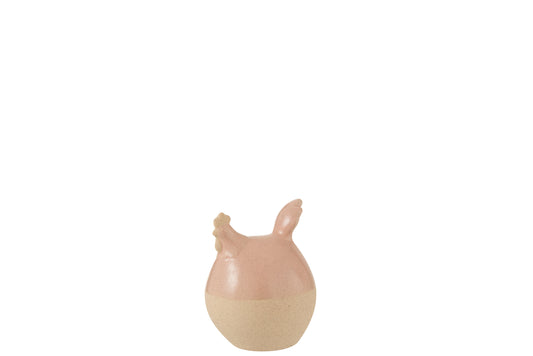 CHICKEN CERAMIC LIGHT PINK SMALL