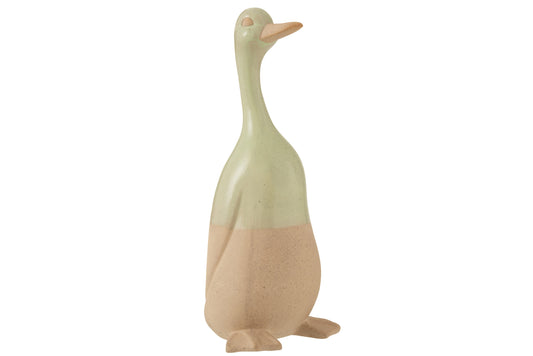 DUCK CERAMIC LIGHT GREEN LARGE