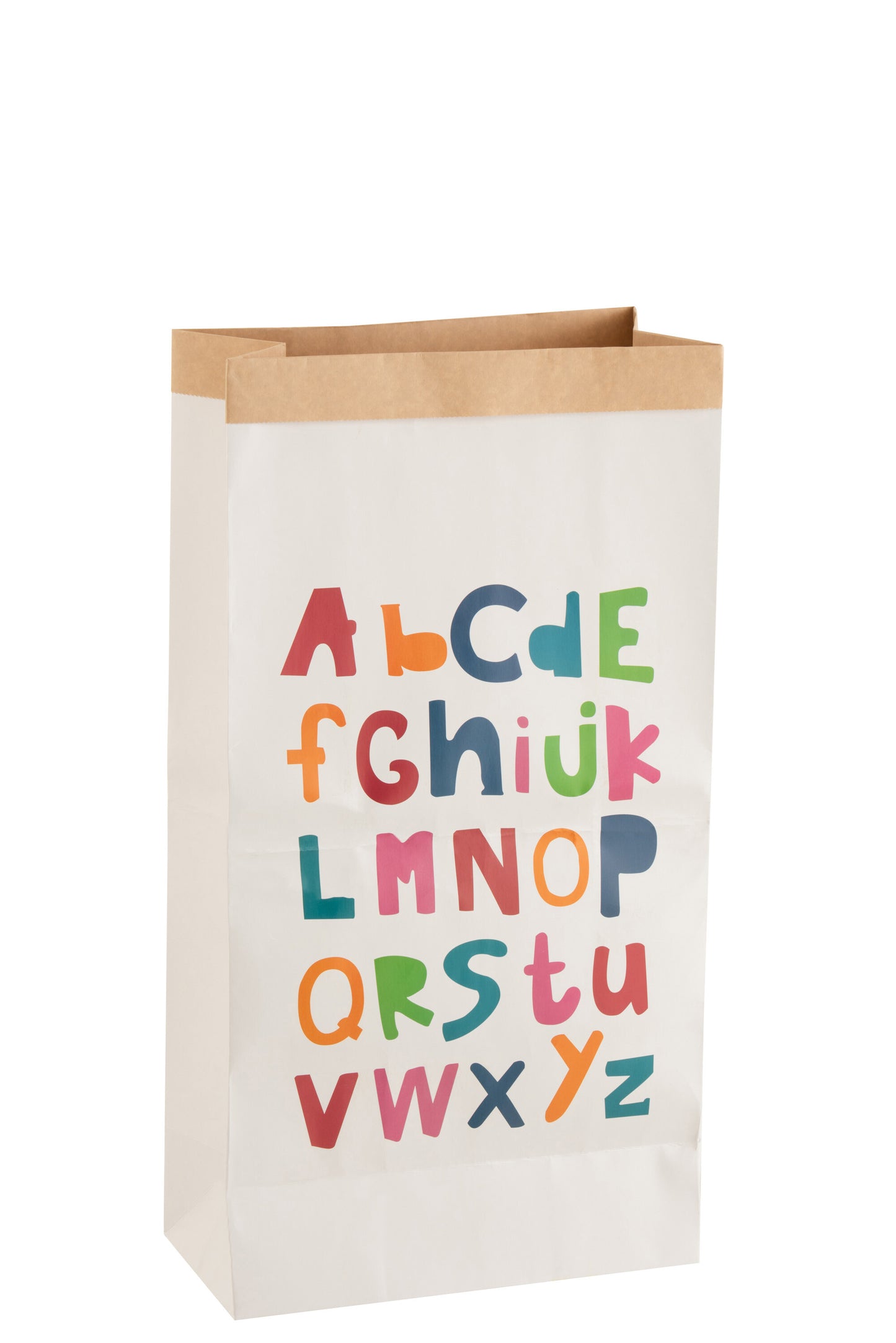 PAPERBAG ALPHABET PAPER WHITE/MIX MEDIUM