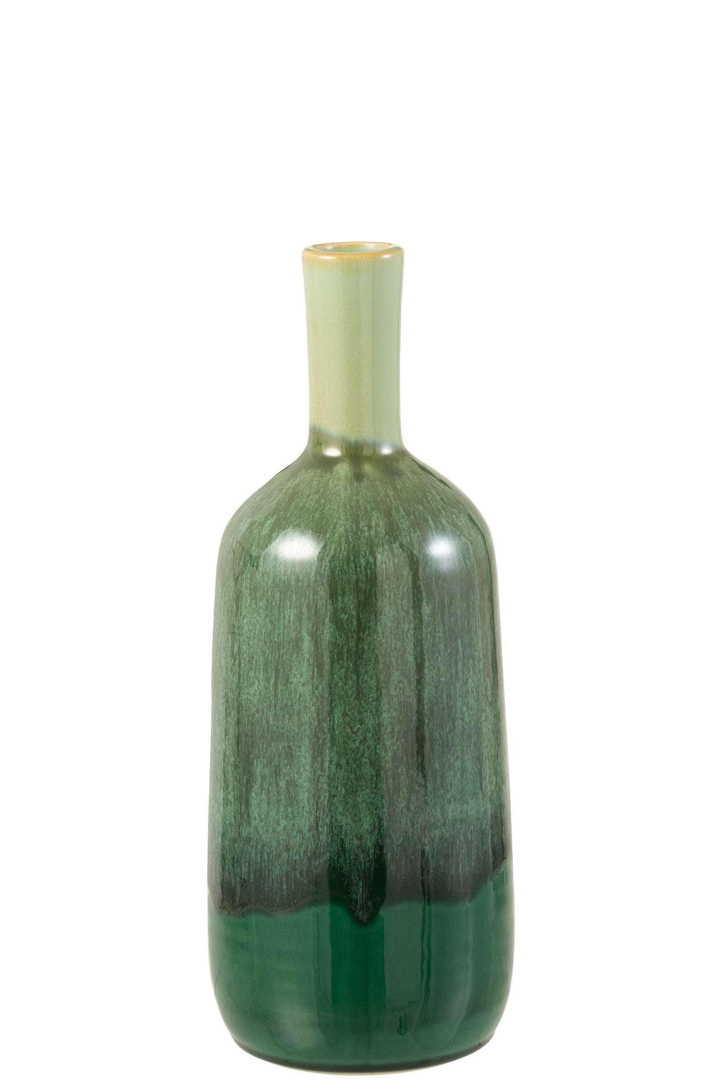 VASE WITH SPOUT ELISE CERAMIC GREEN