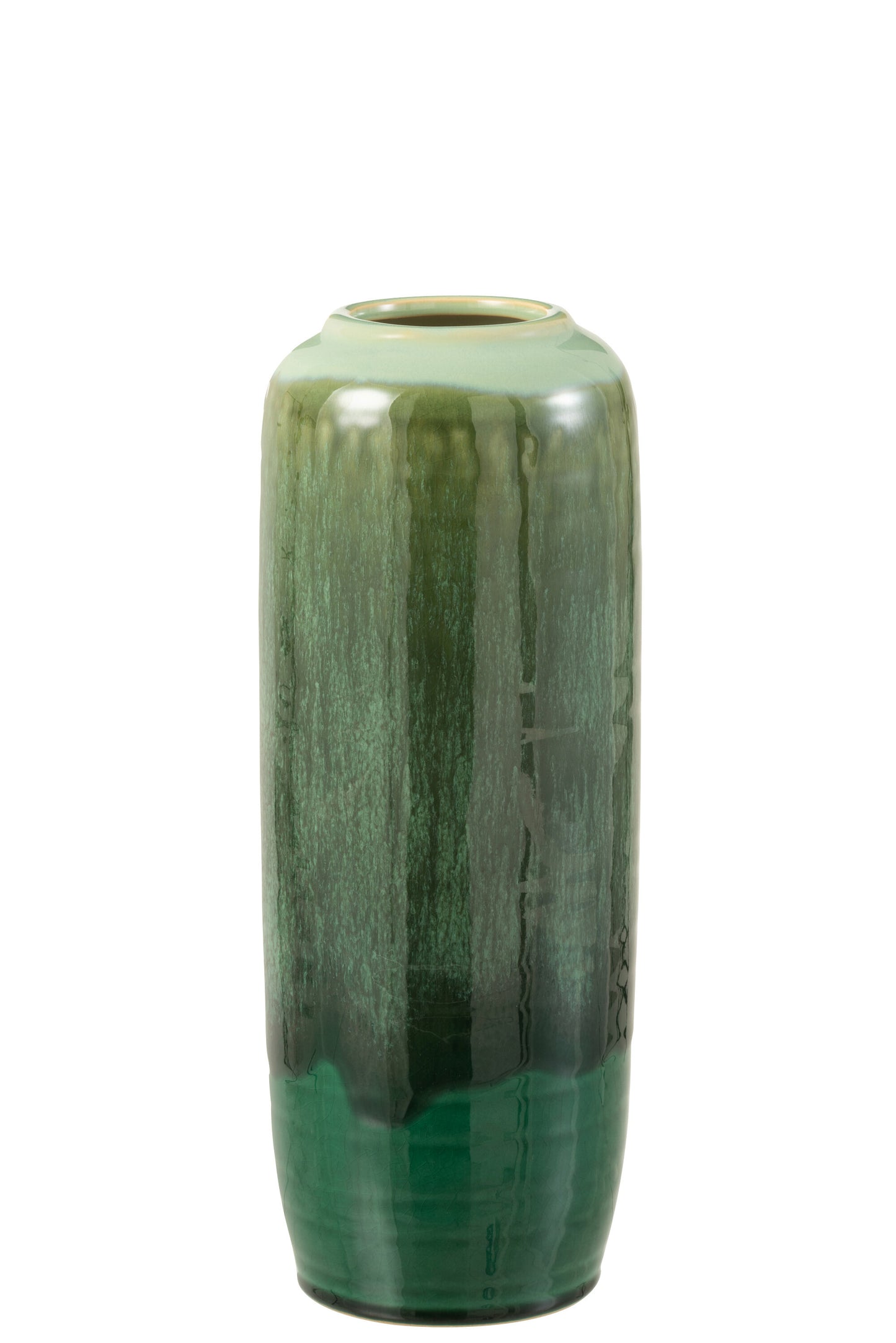 VASE ELISE CERAMIC GREEN SMALL