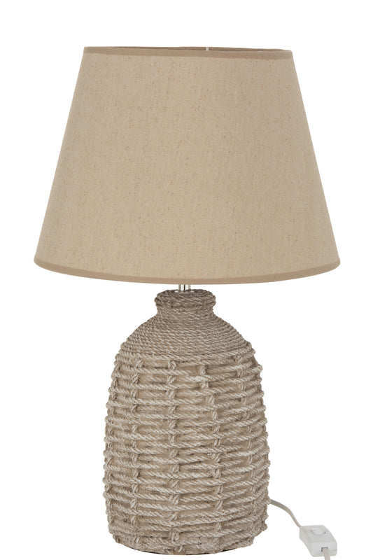 LAMP COUNTRY CEM/TEX BEIGE/BEIGE