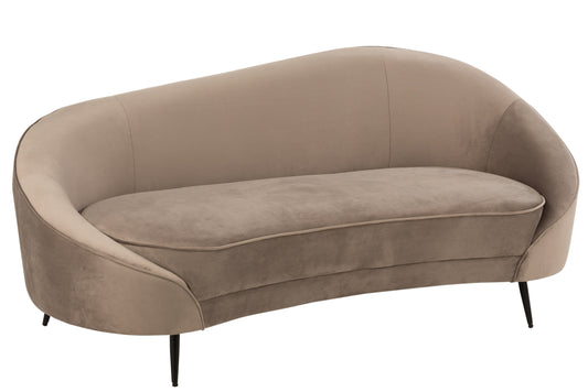 SOFA ELISABETH TEXTILE/METAL GREY