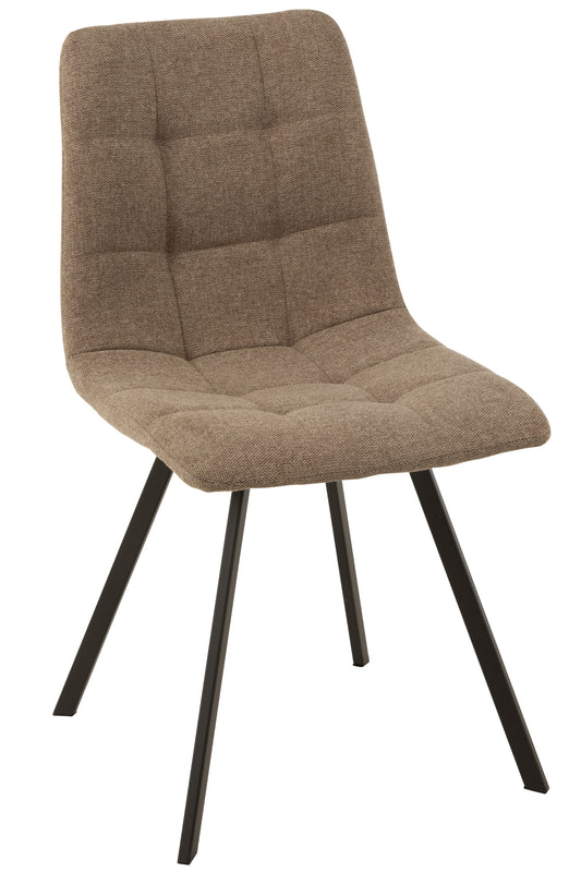 CHAIR BABETTE TEXTILE/METAL BEIGE