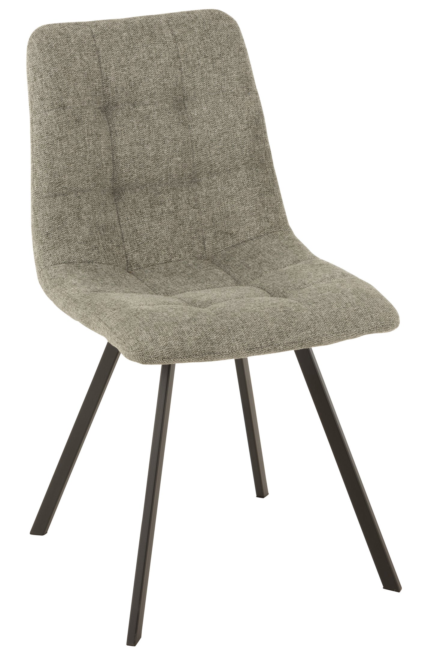 CHAIR BABETTE TEXTILE/METAL GREY