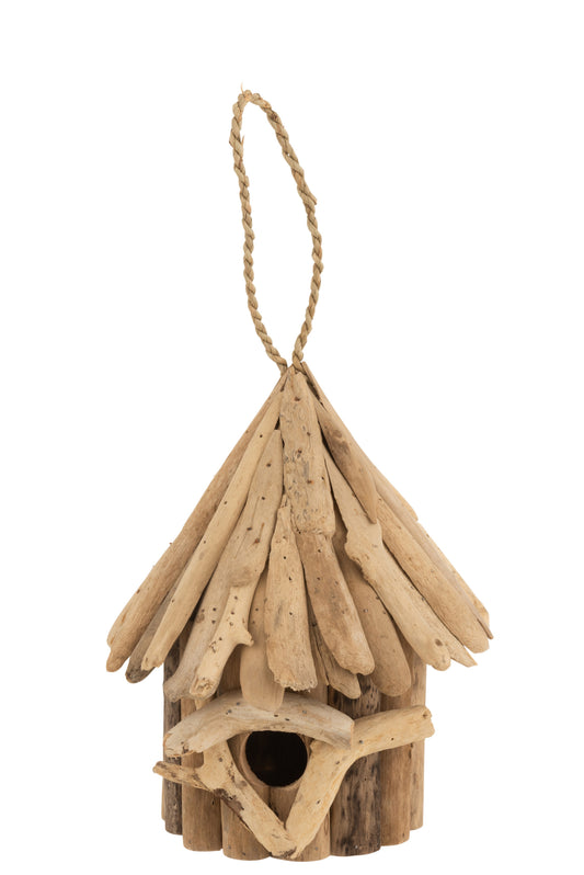 BIRDHOUSE DRIFTWOOD NATURAL SMALL