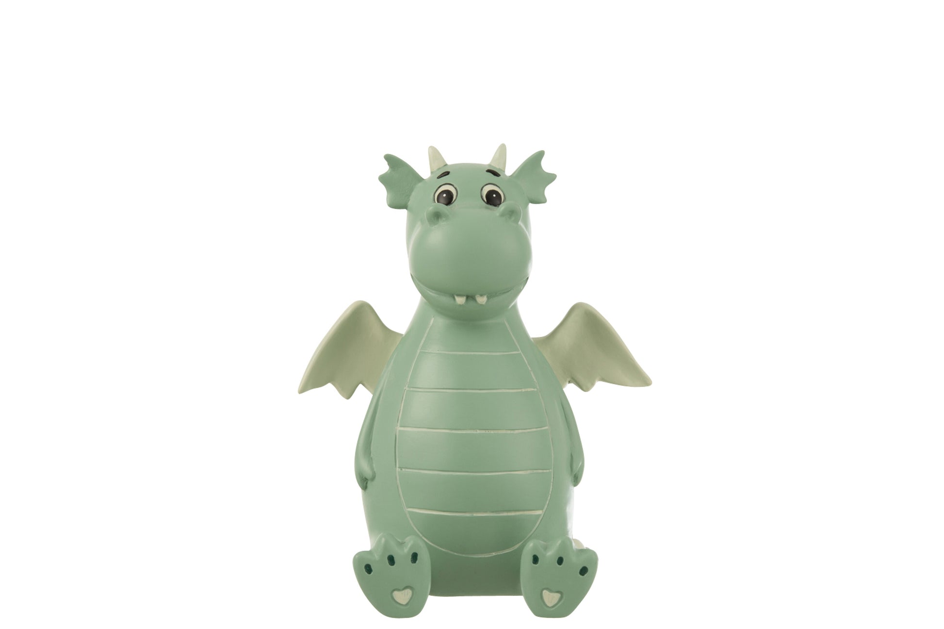 PIGGY BANK DRAGON POLY GREEN