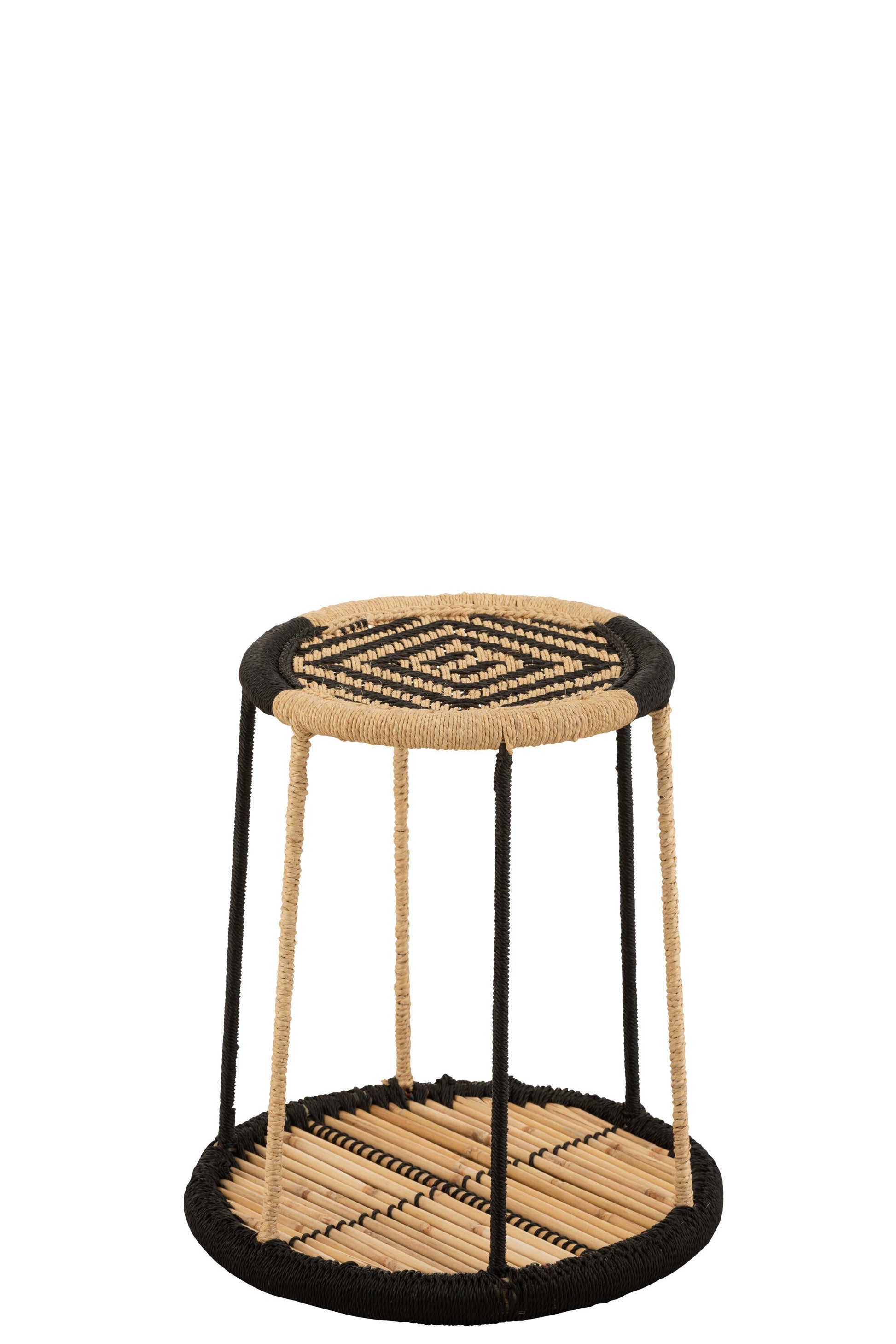 TABLE 2 SIDES BAMBOO NATURAL/BLACK