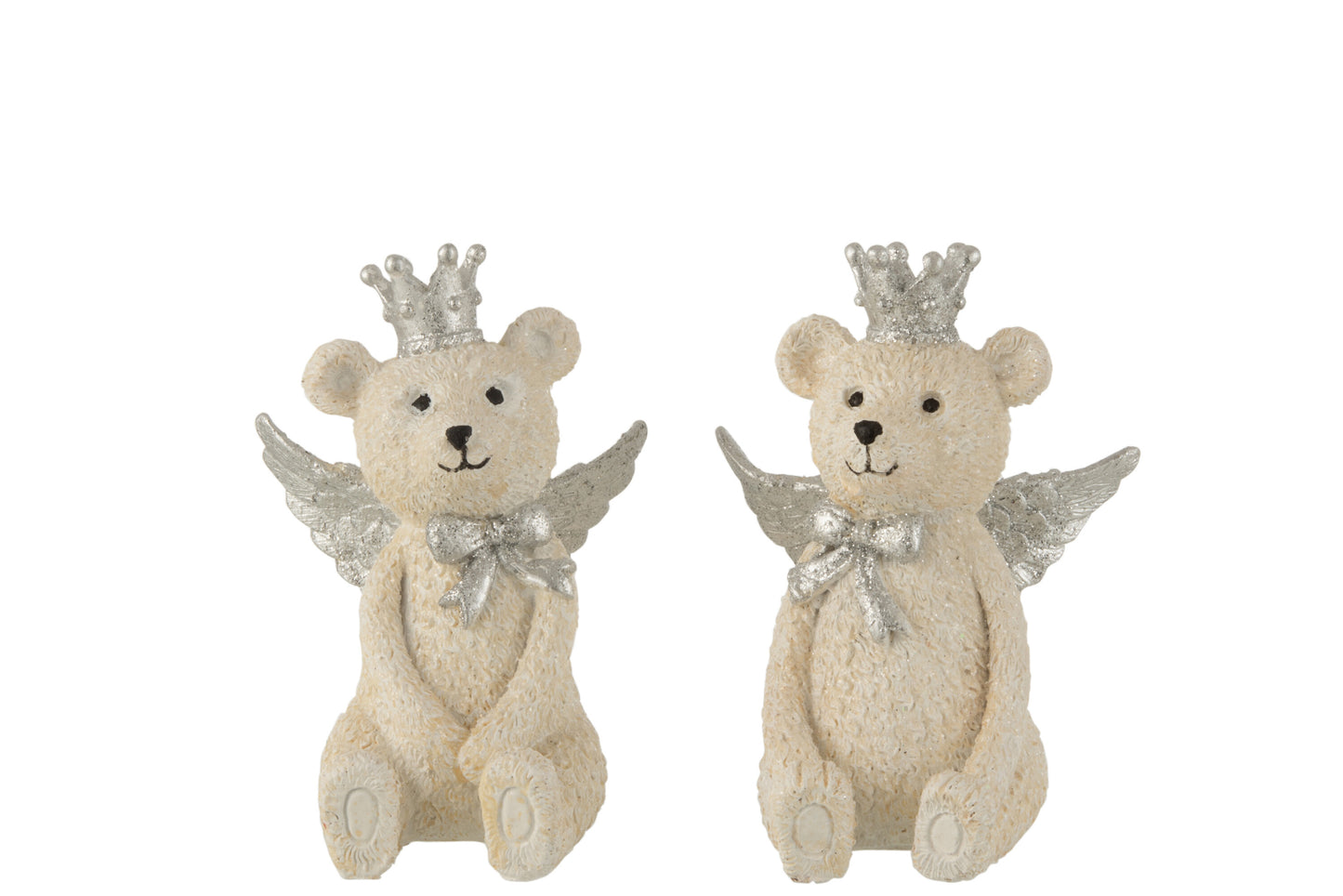 BEAR CROWN PORZ WHITE/GREY SMALL ASSORTMENT OF 2