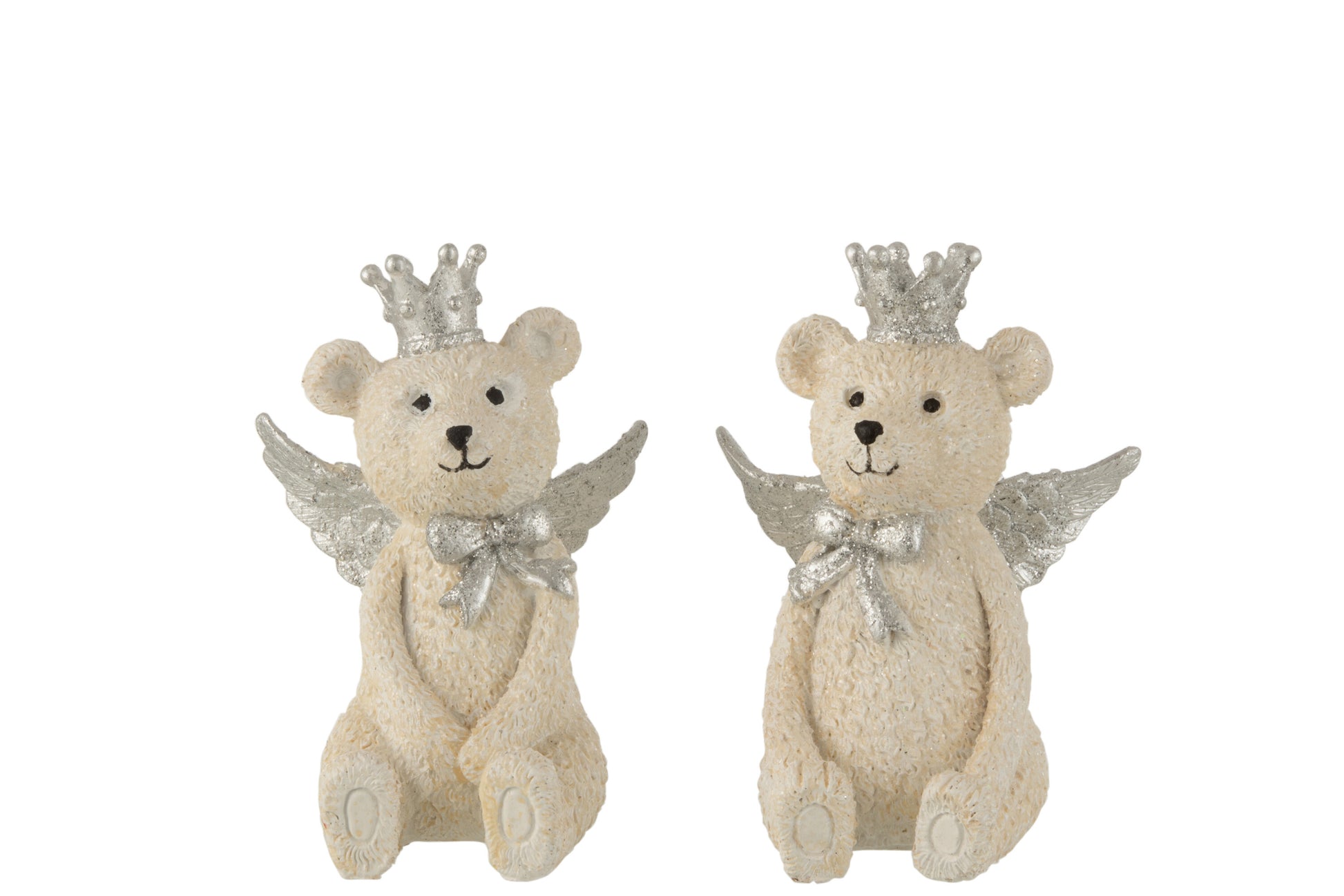 BEAR CROWN PORZ WHITE/GREY SMALL ASSORTMENT OF 2