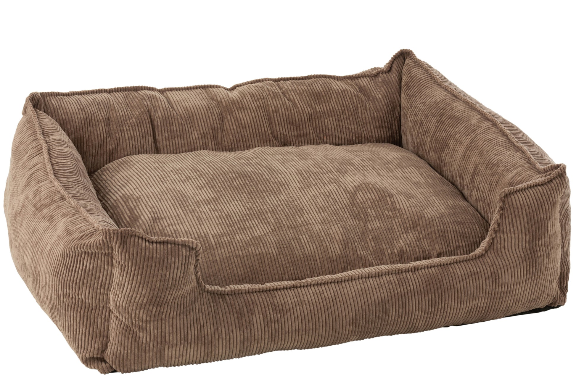 DOG BED CORDUROY BROWN EXTRA LARGE