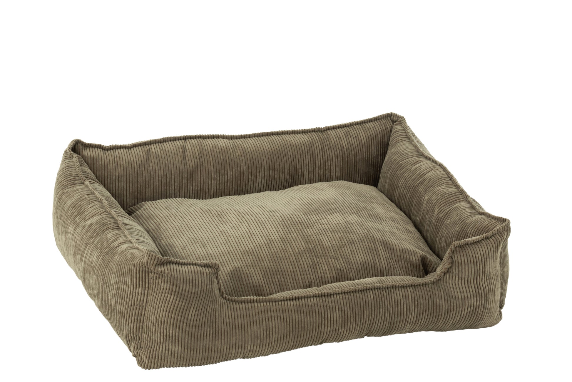 DOG BED CORDUROY KHAKI GREEN LARGE