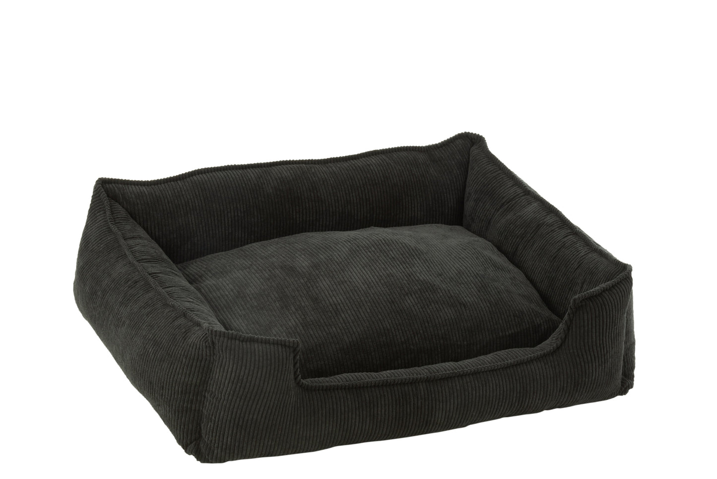 DOG BED CORDUROY BLACK LARGE