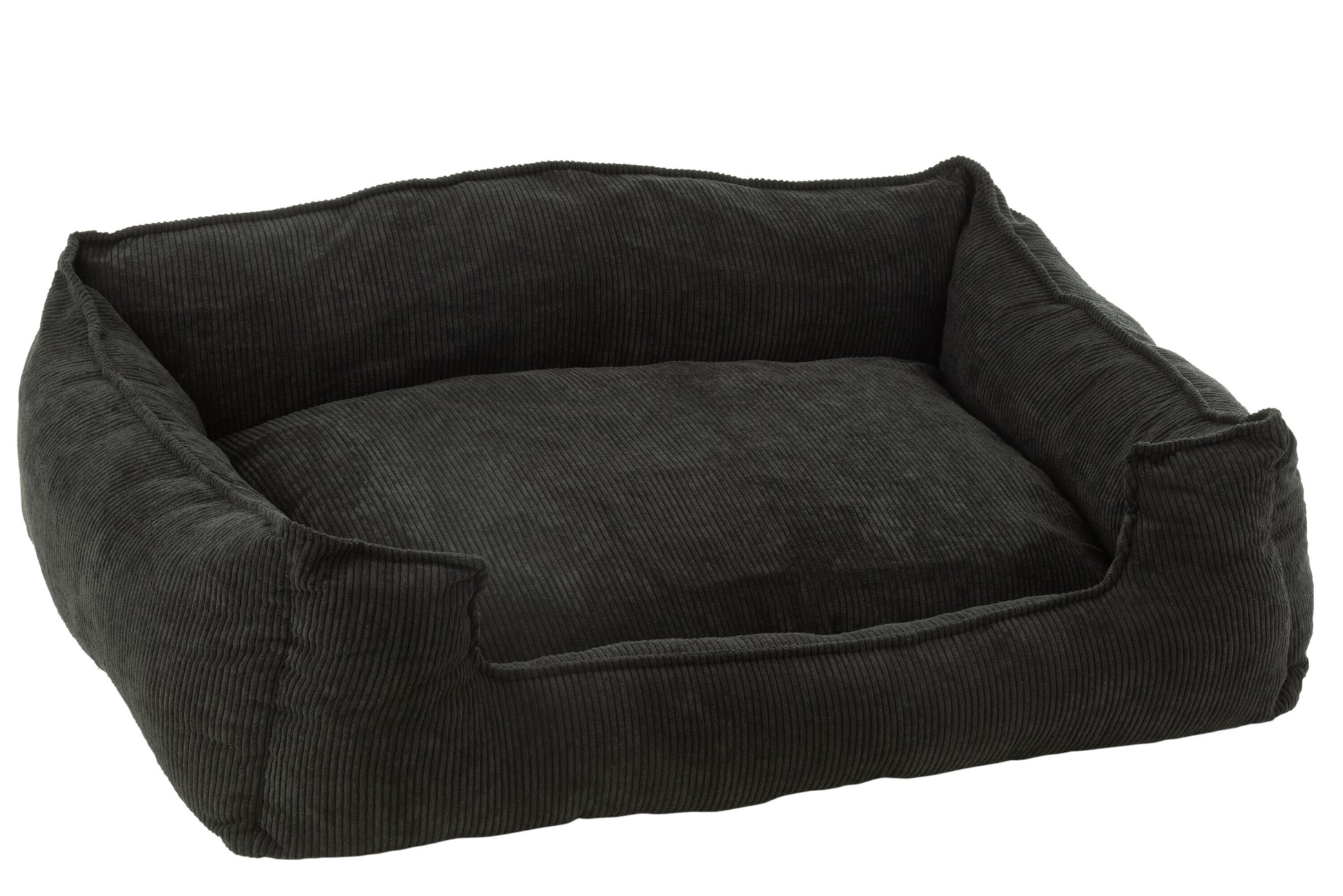 DOG BED CORDUROY BLACK EXTRA LARGE