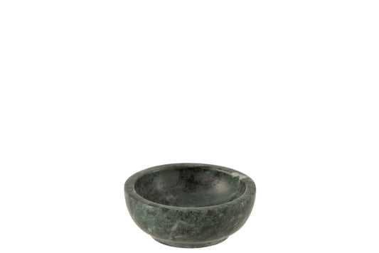 BOWL ROUND MARBLE GREEN