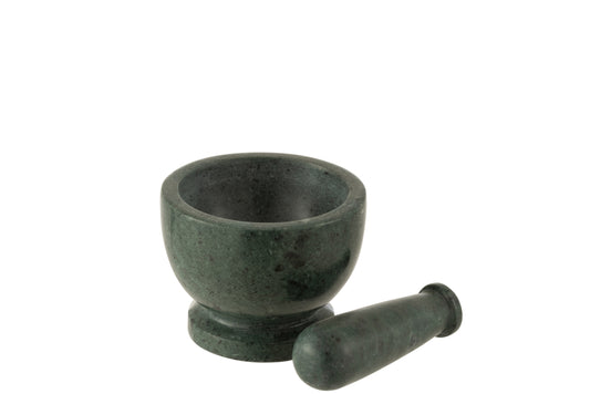 MORTAR MARBLE ROUND GREEN