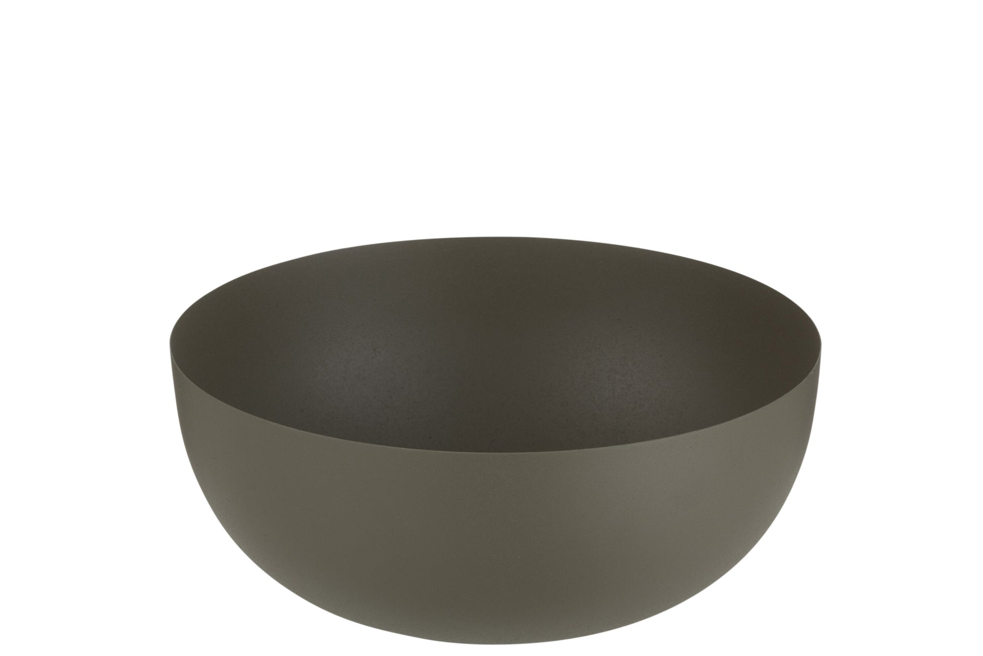 BOWL DECORATIVE IRON GREEN MEDIUM