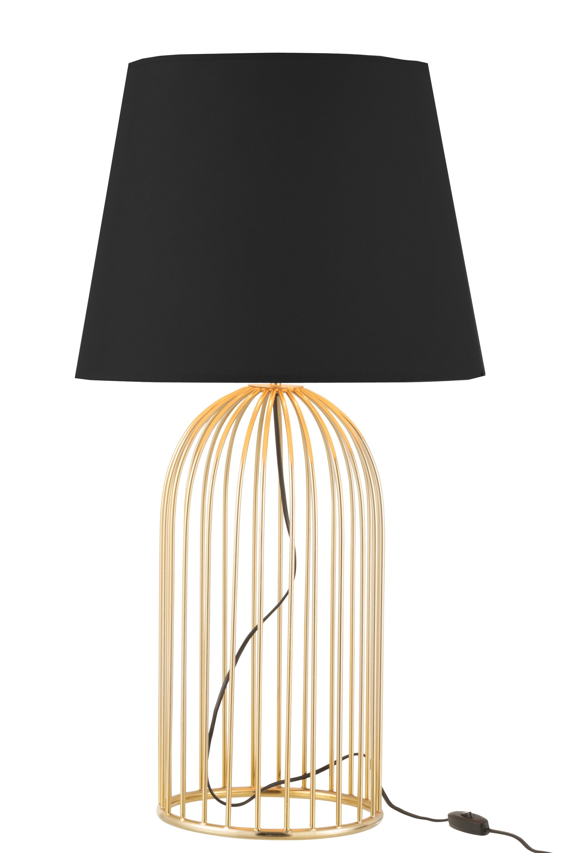 LAMP BASE+SHADE JONI IRON GOLD