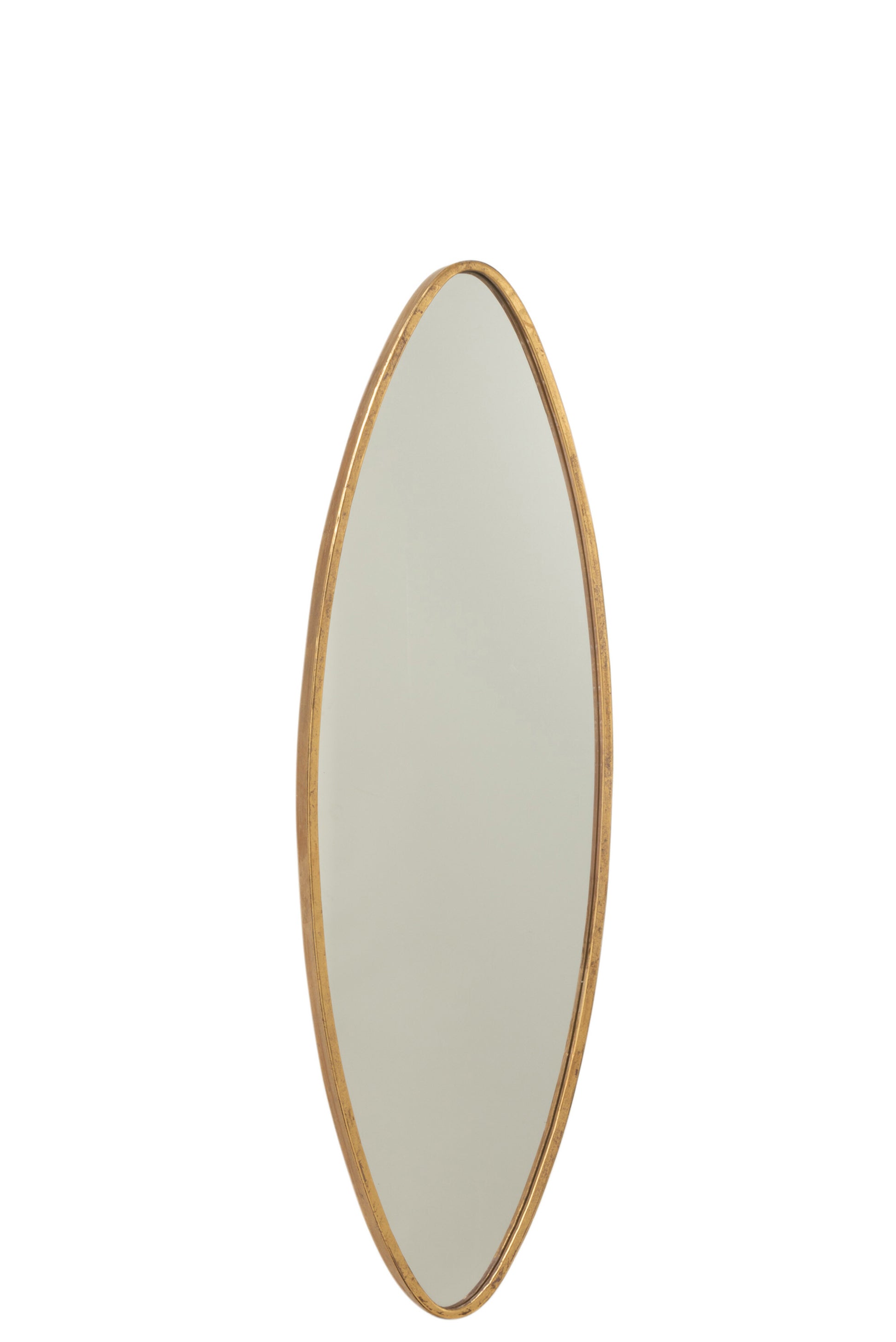 MIRROR OVAL IRON/MIRROR GOLD SMALL