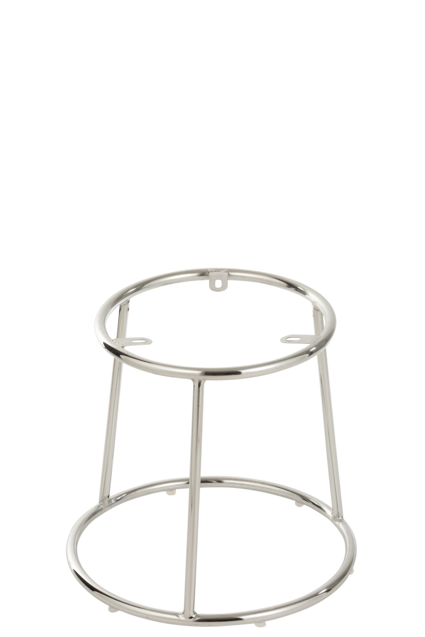 FRAME LOW STOOL METAL SILVER