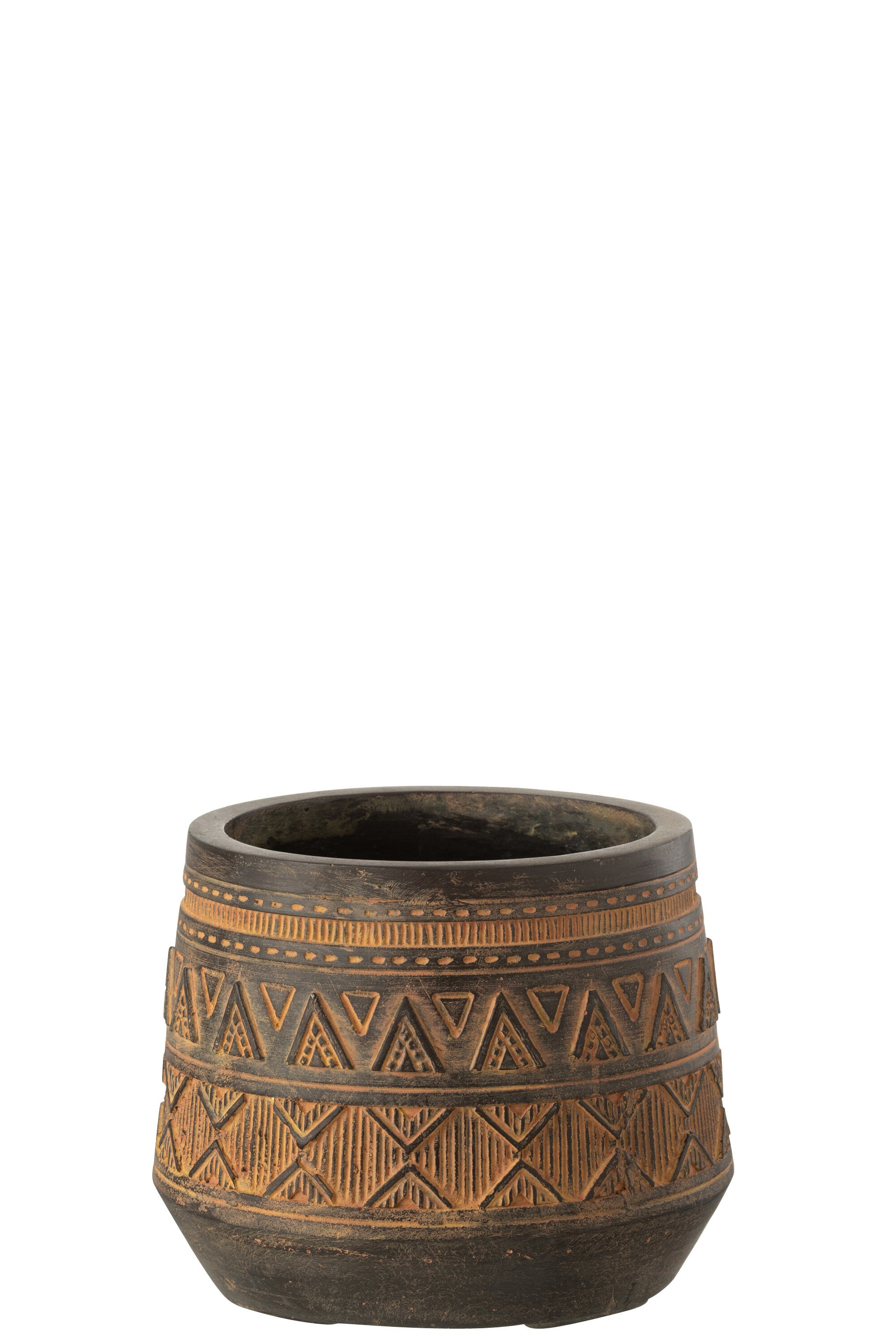 FLOWERPOT ETHNIC MAGNESIUM BROWN-BEIGE