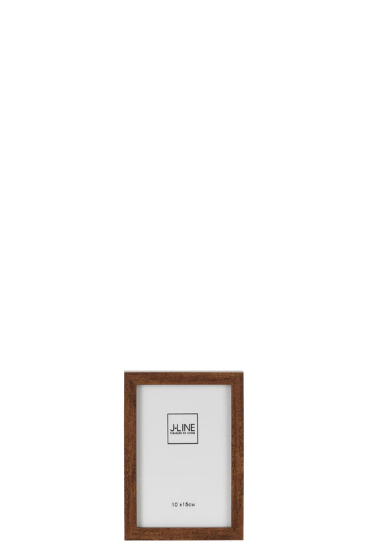 PHOTO FRAME BASIC WOOD DARK BROWN EXTRA SMALL