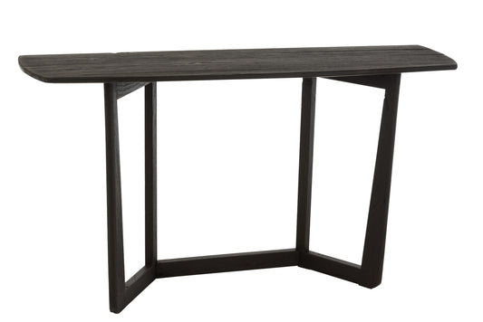 CONSOLE MATY EXOTIC WOOD BLACK