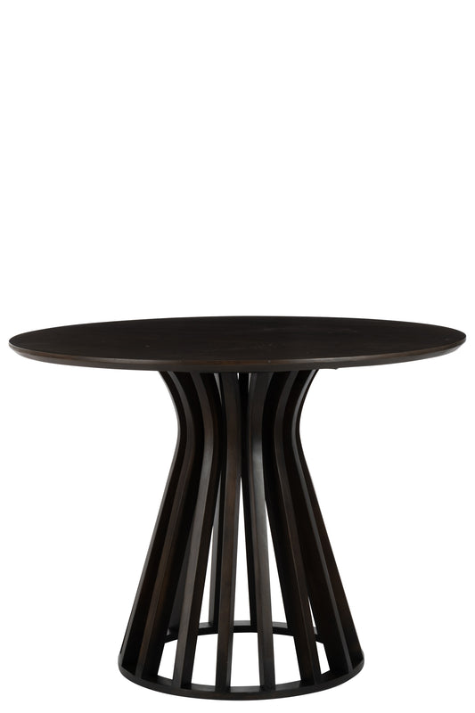 TABLE CONNIE MANGO WOOD DARK BROWN