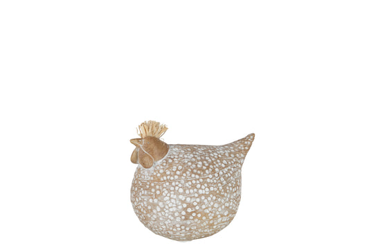 CHICKEN BOHO POLY SMALL BEIGE