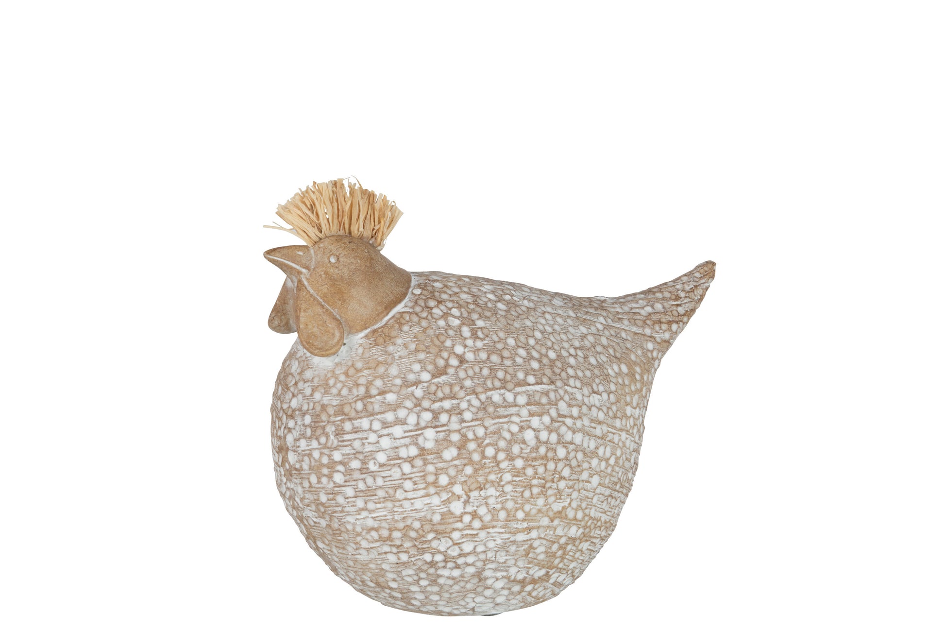 CHICKEN BOHO POLY MEDIUM BEIGE