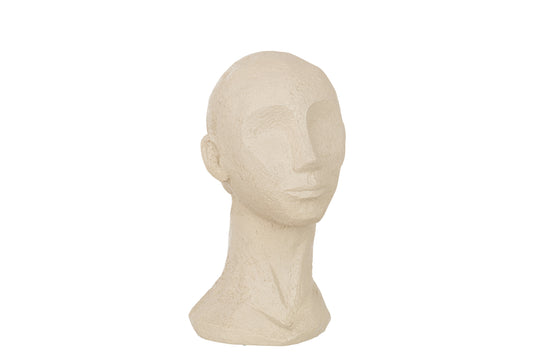 HEAD ABSTRACT POLY BEIGE LARGE