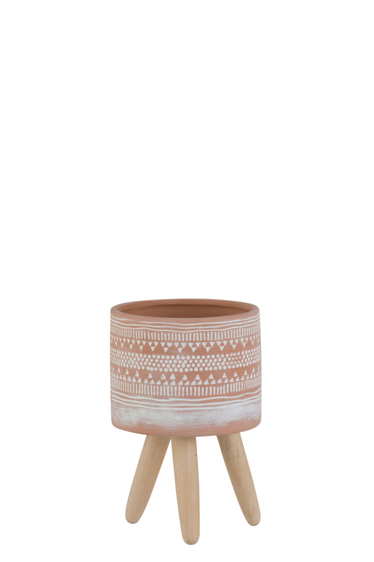 FLOWERPOT ETHNIC TERRACOTTA SMALL