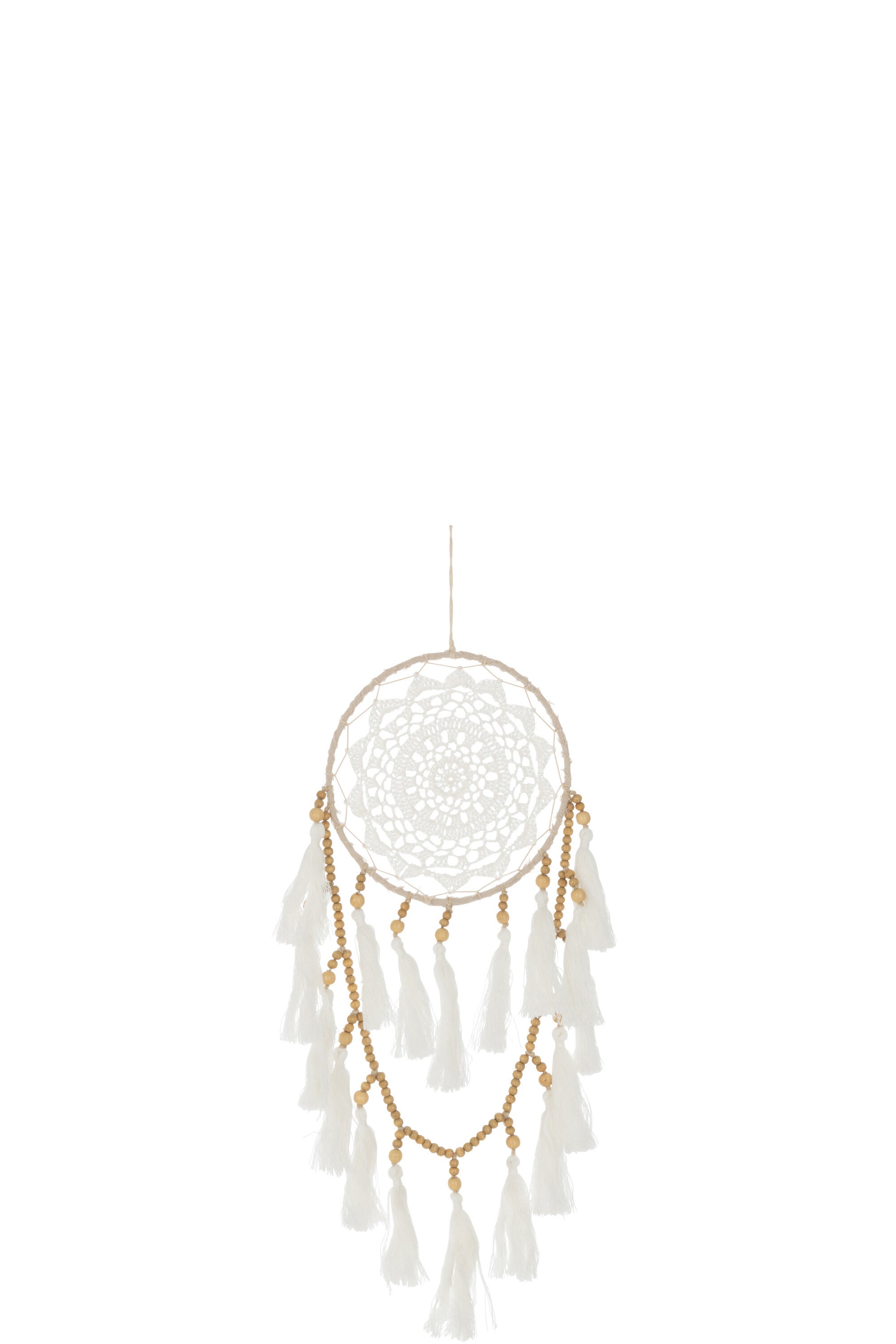 DREAMCATCHER TEXTILE MIX WHITE NATURAL SMALL