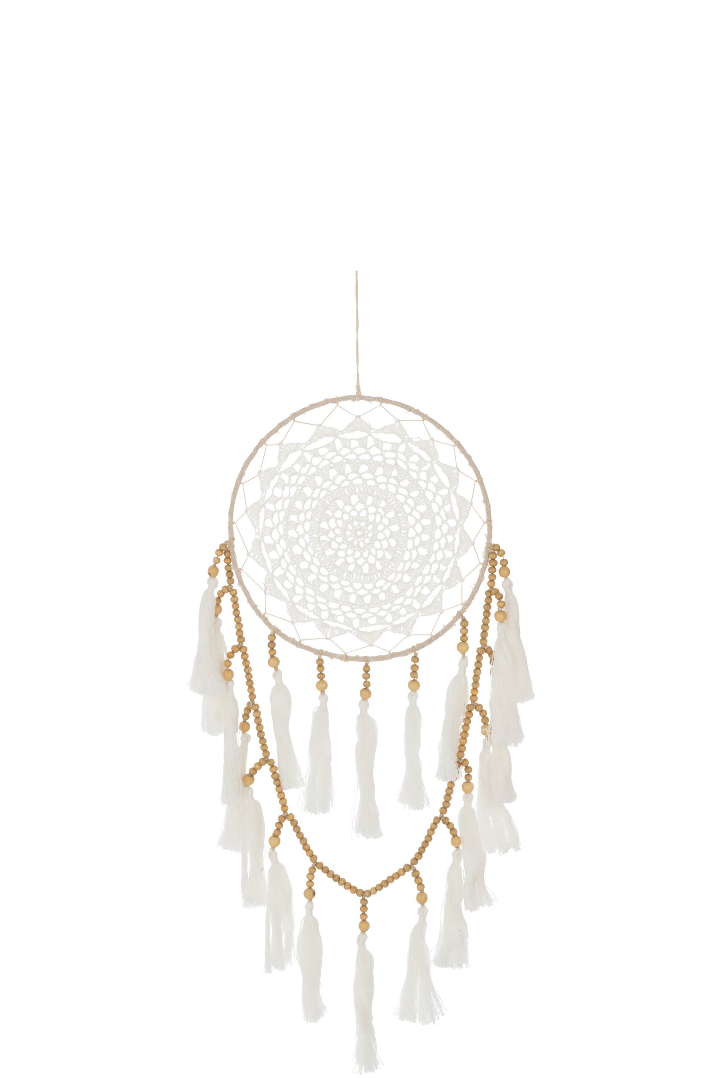 DREAMCATCHER TEXTILE MIX WHITE NATURAL LARGE