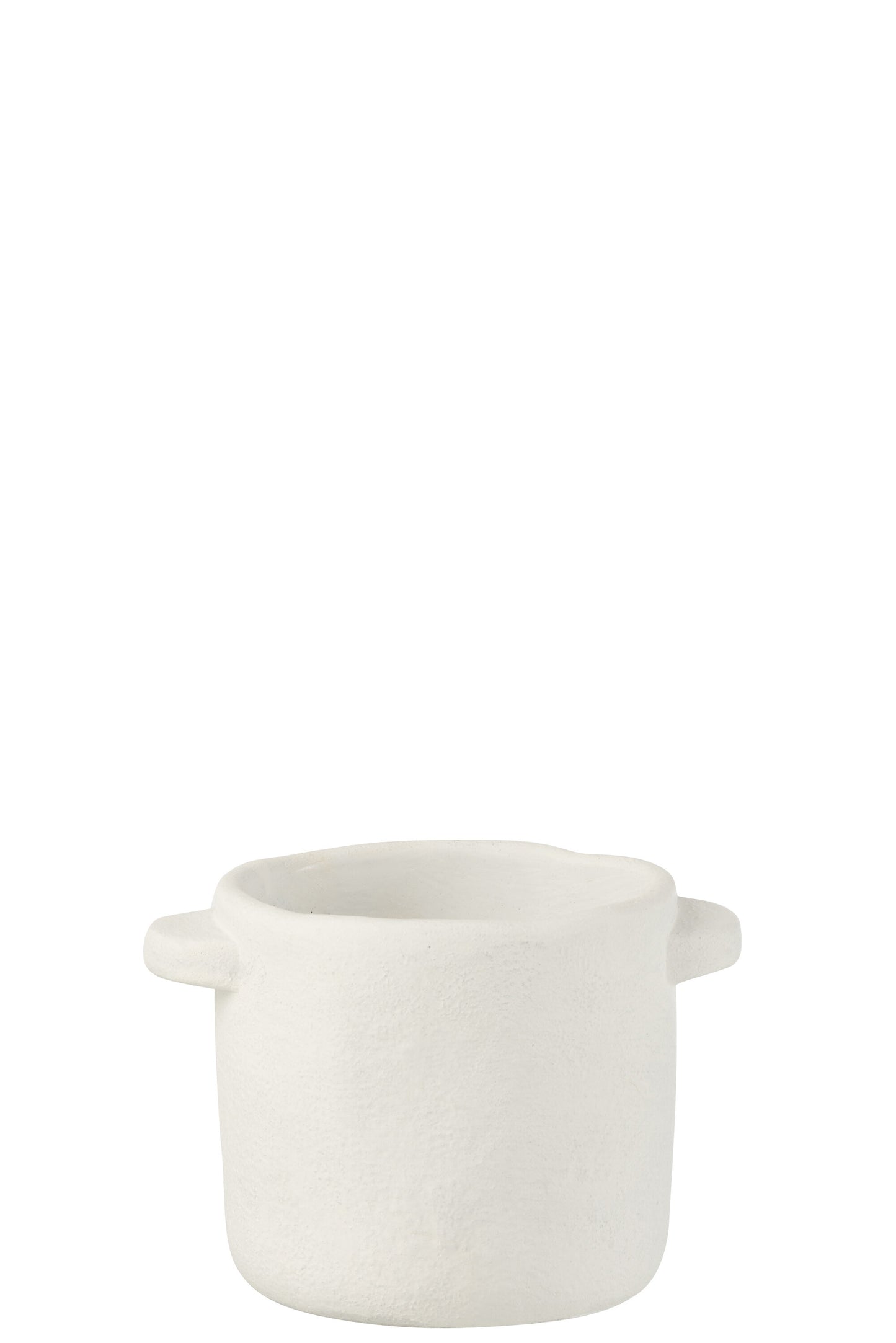 POT GUSTAVE CEMENT WHITE SMALL