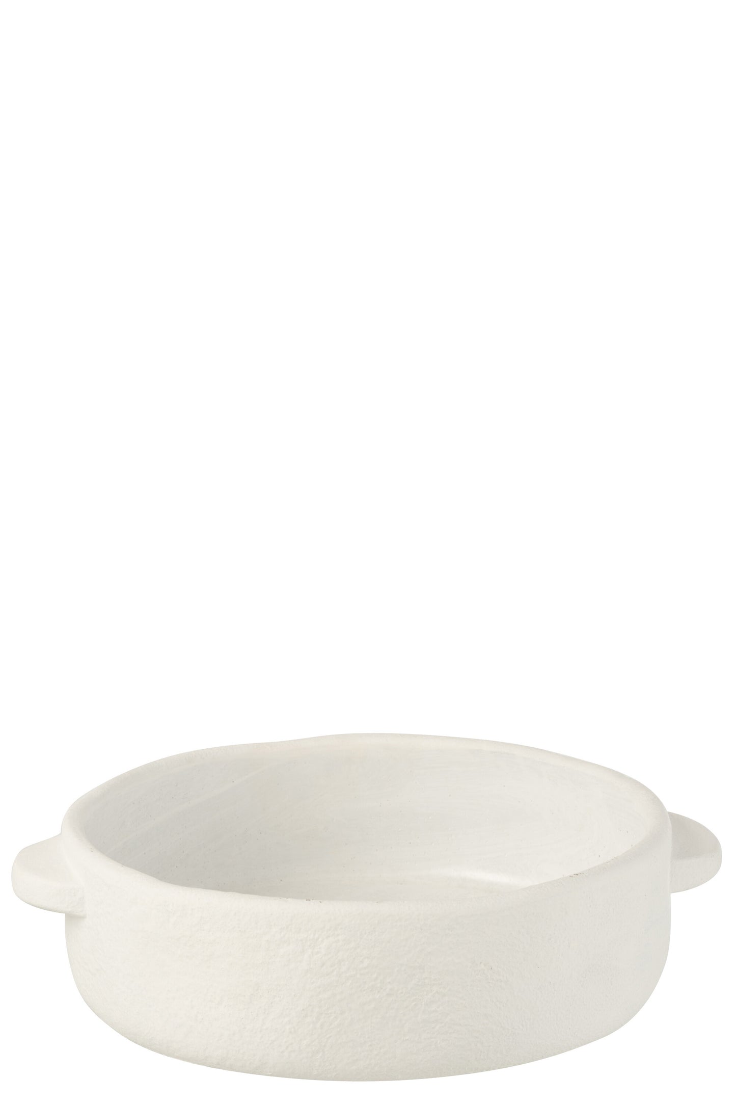 POT FLAT GUSTAVE CEMENT WHITE