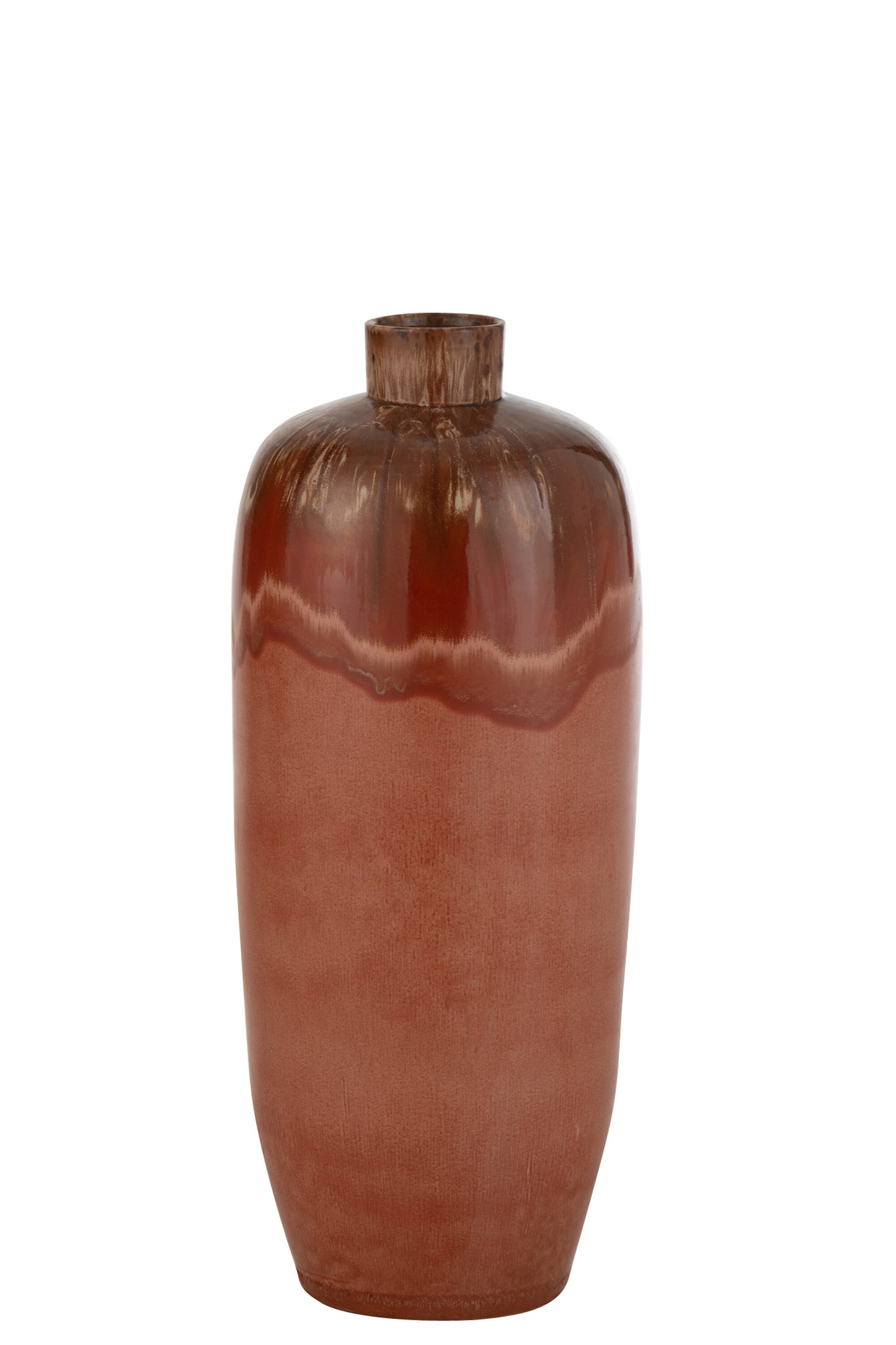 VASE ALINE CERAMIC RED MEDIUM